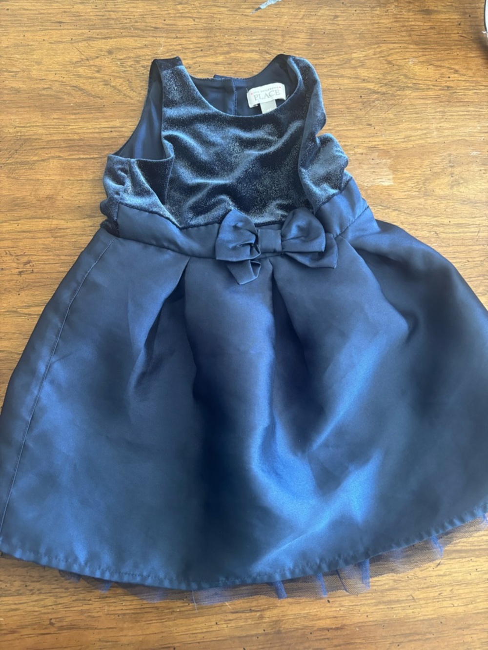 The Children's Place Navy Sparkle Dress - 4T